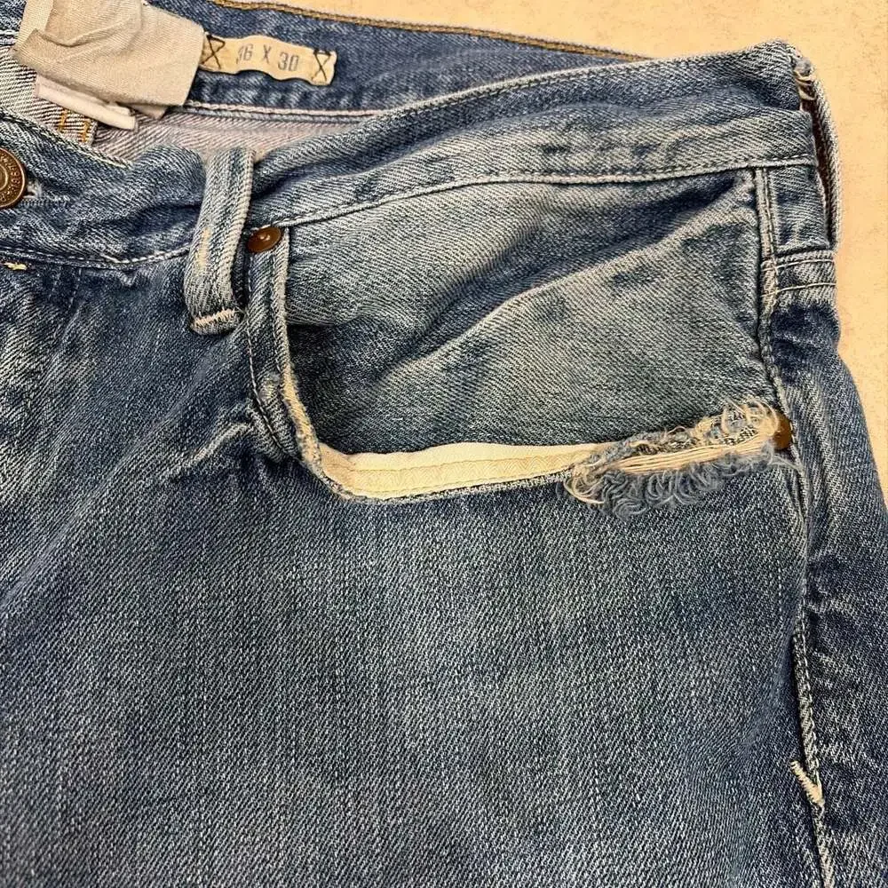 Polo Ralph Lauren Men's Blue Denim Jeans, Size 36x30
